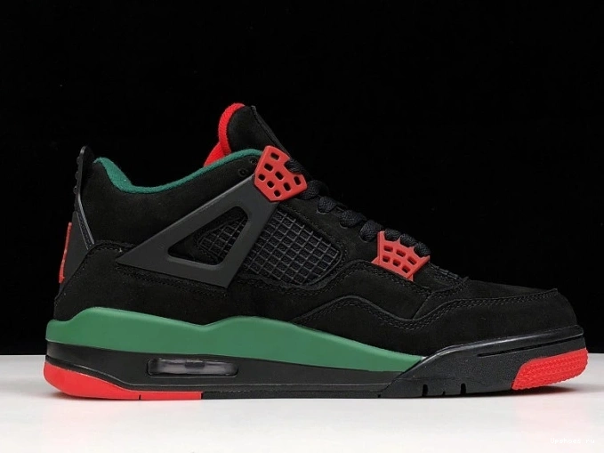 Jordan Red 4 Air Black NRG AQ3816-063 Gorge Green-Varsity 1117